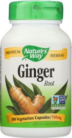 NATURES WAY: Ginger Root 550 mg