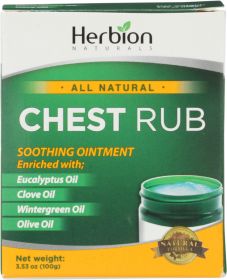 HERBION NATURALS: Chest Rub