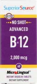 SUPERIOR SOURCE: No Shot Advanced B-12 2000mcg