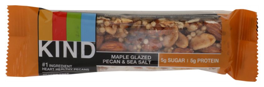 KIND: Nuts and Spices Maple Glazed Pecan and Sea Salt Bar