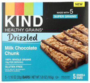 KIND: Milk Chocolate Chunk Drizzled Bar