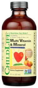 CHILDLIFE ESSENTIALS: Multi Vitamin and Mineral Natural Orange Mango Flavor