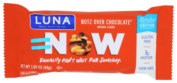 LUNA: Nutz Over Chocolate Nutrition Bar For Women