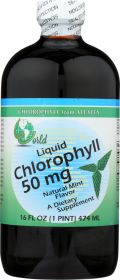 WORLD ORGANIC: Liquid Chlorophyll Mint 50 mg