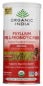 ORGANIC INDIA: Fiber Psyllm Probio Ornge