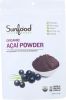 SUNFOOD SUPERFOODS: Acai Powder Organic