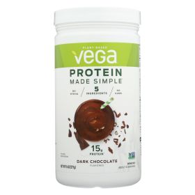 VEGA: Protein Made Simple Plant Based Protein Powder Dark Chocolate