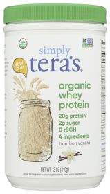 TERA'S WHEY: Grass Fed Organic Whey Protein Bourbon Vanilla