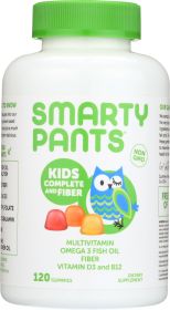 SMARTYPANTS: Kids Fiber Complete with No Sugar Added Multi + Omega 3 + Vitamin D