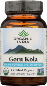 ORGANIC INDIA: Gotu Kola Herbal Supplement