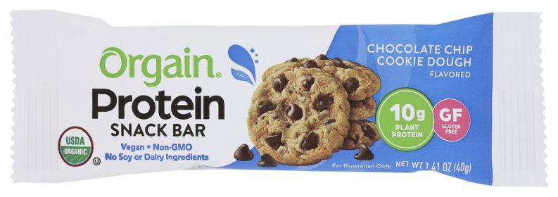 ORGAIN: Bar Protein Chocolate Chip Organic