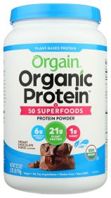 ORGAIN: Organic Protein & Superfoods Creamy Chocolate Fudge Powder