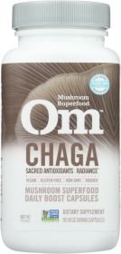 ORGANIC MUSHROOM NUTRITION: Om Chaga Mushroom Superfood Capsule