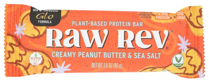 RAW REVOLUTION: Bar Creamy Peanut Butter & Sea Salt