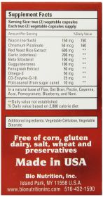 BIO NUTRITION: Cholesterol Wellness