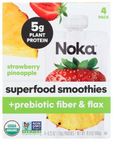 NOKA: Strawberry Pineapple Smoothie 4 Count