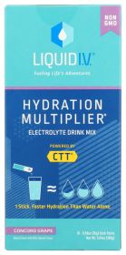 LIQUID IV: Hydration Multiplier Concord Grape 10Ct Box