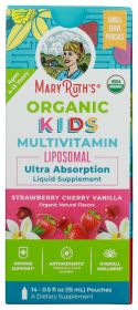 MARYRUTHS: Kids Multivitamin Liposomal Box Strawberry Cherry Vanilla