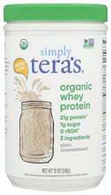 SIMPLY TERAS: Organic Whey Protein Plain Unsweetened