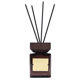 Hotel Fragrance Wooden Lid Rattan Reed Diffuser Essential Oil (Option: 100ml-Lemon)