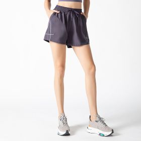 Fashionable New Sports Shorts For Women (Option: Purple-S)