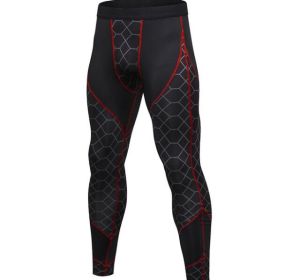 Men's Compression Pants Baselayer Cool Dry Sports Tights Leggings (Color: 1, size: S)