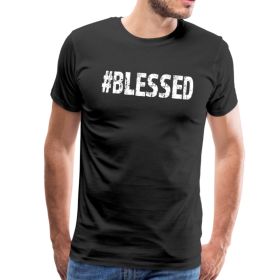 Blessed Mens Premium T-Shirt (Color: Black, size: 2XL)